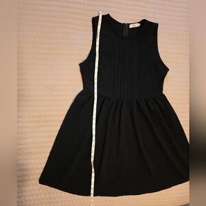Elodie Black Textured Dress